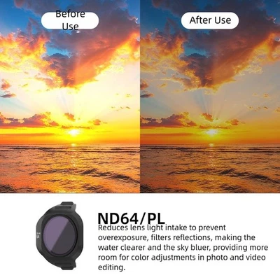 For DJI Mini 5 Pro Camera Filters Set Optical Glass Adjustable ND CPL UV - Image 1 of 4