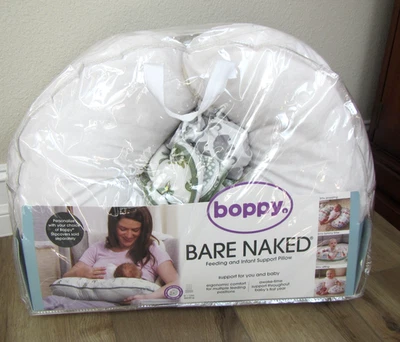 BOPPY BARE NAKED FEEDING INFANT SUPPORT PILLOW W/ 2 COVER BABY - Image 1 of 4