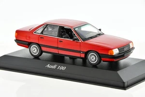 AUDI 100 C3 Red 1990 1/43 MINICHAMPS 940015200 - Picture 1 of 5