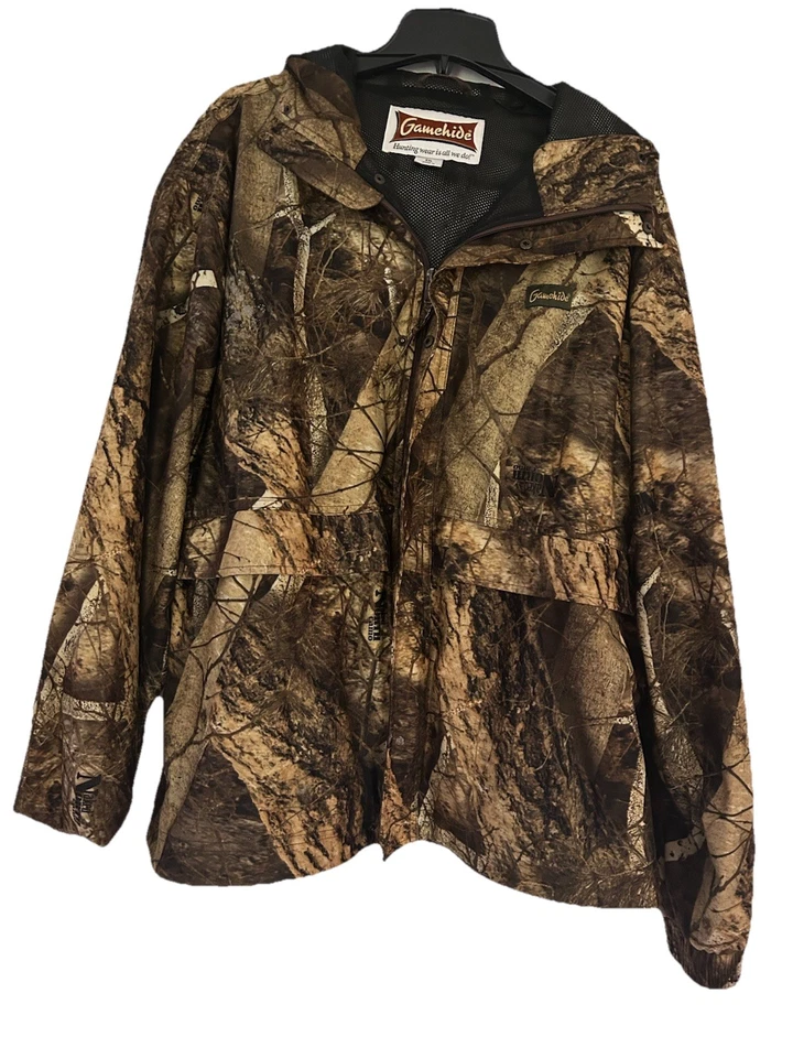 Gamehide Mens XXL Camo Jackets Coat Naked North CP5 Lightweight Mesh Lined Hunt - Image 1 of 4