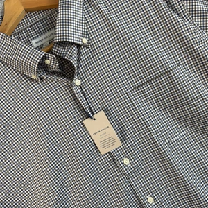 Camicia sportiva uomo Peter Millar blu navy selby cotone elasticizzato nuova con etichetta taglia XL - Foto 1 di 8