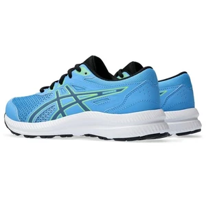 Asics Kinder Contend 8 Klasse Schule Laufschuhe, Größe 3 US Wasserlandschaft/schwarz - Bild 1 von 9