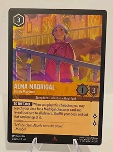 Alma Madrigal Family Matriarch 2/2004 Disneys Lorcana Ursulas Rückkehr Kaltfolie - Bild 1 von 2