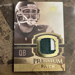 2010 Upper Deck Exquisite Collection - Premium Patch Mark Sanchez /75 - Bild 1 von 4