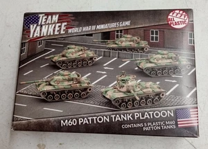 Team Yankee US M60 Patton Tank Platoon MIB Unused TUBX11 Battlefront 15mm WW3 - Photo 1/3