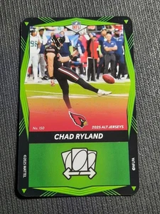 2025 UNO Elite Alt Jerseys Green #150 Chad Ryland Arizona Cardinals - Picture 1 of 2