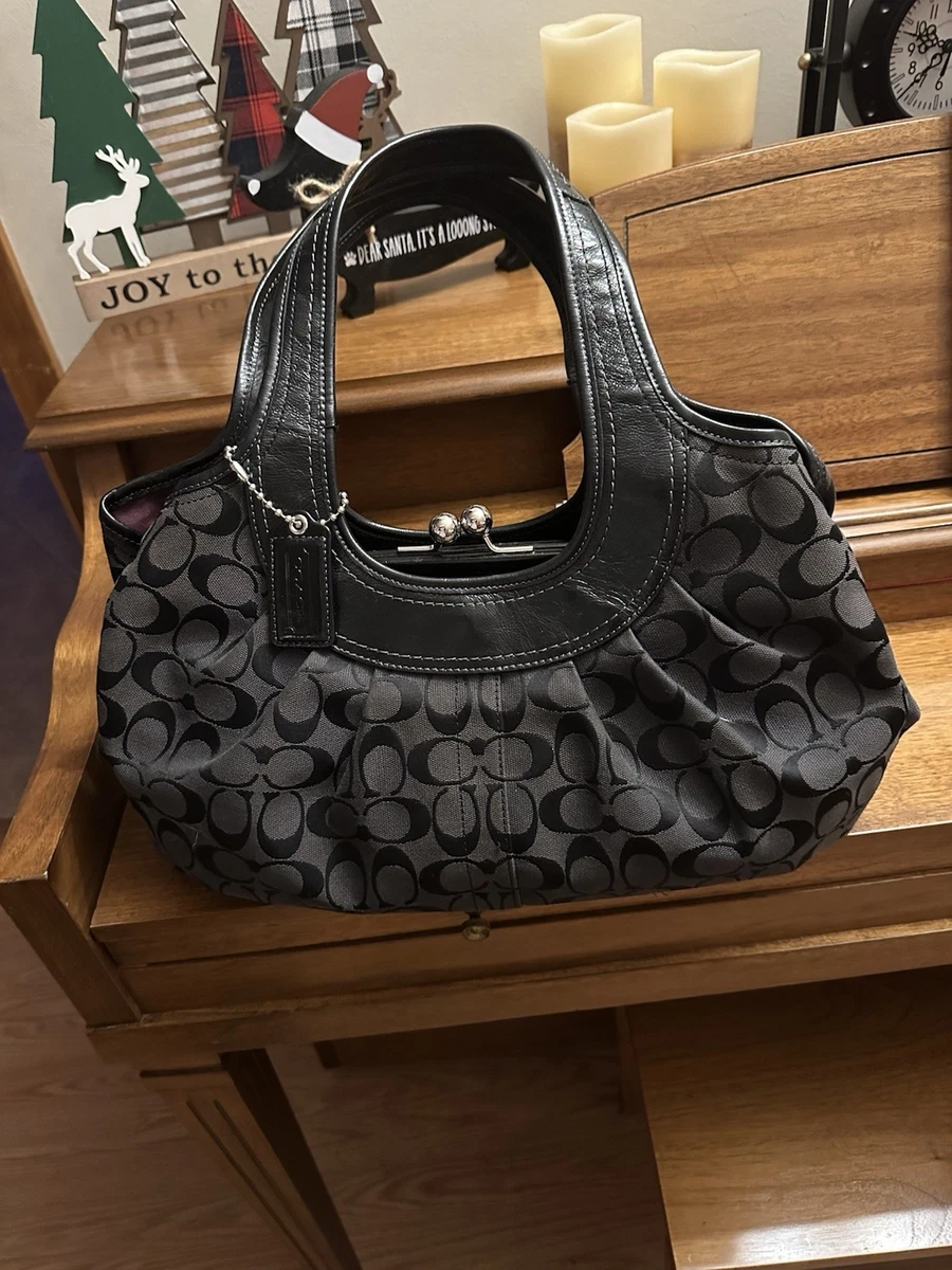 Coach Black Ergo Purse for sale | eBay