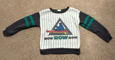 Sudadera Monstruo Galleta Remo Vintage Niños Pequeños Talla 4 Años 80 Plaza Sésamo Foto 1 de 4