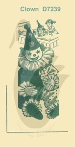 Vintage Reproduction Clown Pyjama Bag Sewing Pattern D7239 - Picture 1 of 1
