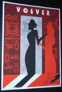 VOLVER / Signed CUBAN Screenprint Poster for PENELOPE CRUZ Almodovar Movie CUBA - Picture 1 of 5