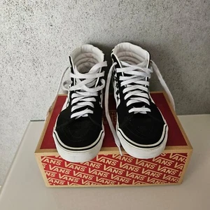 Original Vans SK8-HI Unisex 41 Sneaker Schuhe kariert high Black true white - Bild 1 von 16