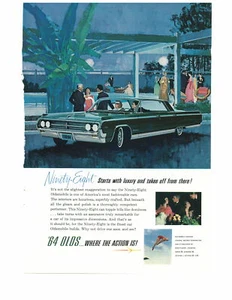 Vintage 1963 National Geographic Ad - Oldsmobile 98 - Bild 1 von 1