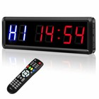 SeeSii 1.5 inch 6 Digit LED Gym Timer Stopwatch with Remote Controller