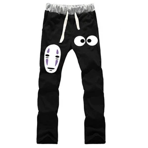 Anime Spirited Away Cotton Pants Cosplay Sport Sweatpants Casual Trousers S-XXL - Picture 1 of 6