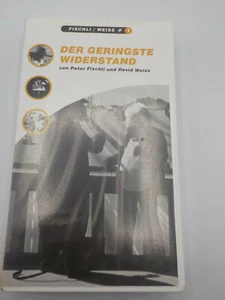 Fischli / Weiss # 1 "DER GERINGSTE WIDERSTAND" VHS Cassette KULT !!!! - Bild 1 von 3