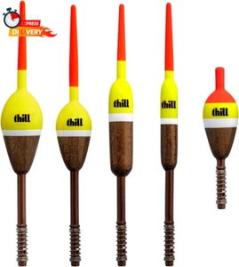 Thill America'S Classic Float Fishing Bobber with Buoyant Balsa Wood Body, Fishi - Picture 1 of 12