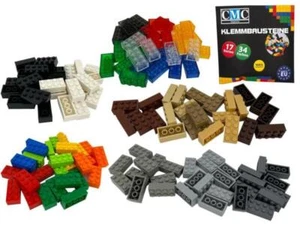 120 Klemmbausteine Basic 2x4 Noppen Bausteine Bunt Bricks Kompatibel vers. Farbe - Bild 1 von 9