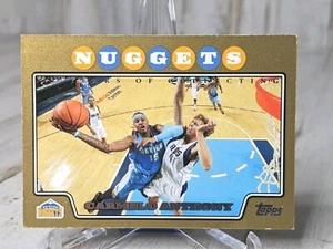 2008-09 Topps CARMELO ANTHONY #15 GOLD #'d /2008 Nuggets - Picture 1 of 2