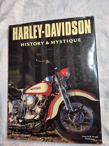 Harley-Davidson History and Mystique by Leffingwell 1995 Hardcover & Dustjacket - Picture 1 of 3