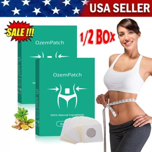 RejuvaCare OzemPatch Plant natural Ingredients Slimming and Shaping Patch 1/2Box - Picture 1 of 11