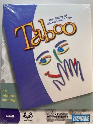 Taboo The Game Of Unspeakable Fun - Parker Brothers 2009 Edition  Ew Sealed - Image 1 of 4