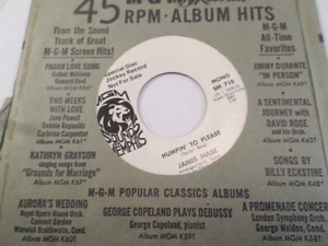 JAMES MASK 'Humpin to Please -mono/stereo' MGM DJ 45 - Picture 1 of 2