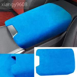 Suede Blue Interior Center Console Armrest Box Panel Trim For Audi A6 A7 2019-23 - Bild 1 von 9