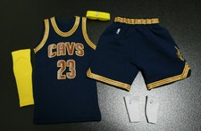 Custom 1/6 lebron james cavs jersey 23 cavaliers NBA  road navy fit enterbay