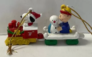 Hallmark Ornaments Snoopy Train - Picture 1 of 1