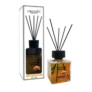 Diffusore ambienti CUBO 500ML con bastoncini Ambra e Sandalo CAMOMILLA TORINO - Imagen 1 de 1
