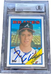 TOM GLAVINE SIGNED 1988 TOPPS ROOKIE RC CARD #779 BECKETT BAS 1 - Picture 1 of 1
