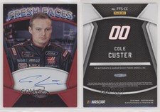 2018 Certified Fresh Faces Signatures Red /49 Cole Custer #FFS-CC Auto
