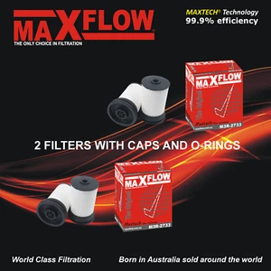 2 filtros de combustible para Holden Colorado 7 RG Z71 - MAXFLOW® reemplaza a Ryco R2833P - Imagen 1 de 1