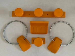 BADEZIMMERSET - GROSFILLEX - SPACE AGE - VINTAGE ORANGE - Bild 1 von 5
