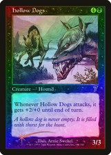 Hollow Dogs FOIL 7th Edition PLD Black Common MAGIC GATHERING CARD ABUGames