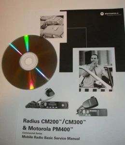 Motorola CM200 CM300 PML400 Programming CPS and Service Manual CD - Picture 1 of 1
