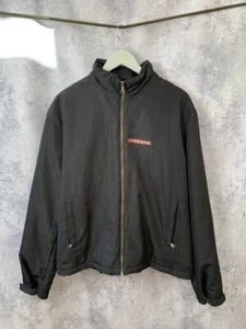 PRADA Puffer Jacket Harringon size L-XL Men's Black JZ9 Vintage - Picture 1 of 14