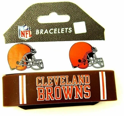 Cleveland Browns 2-pc Bracelets    Bold Graphics Cover