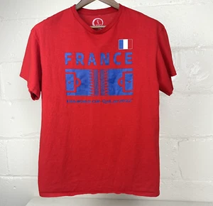 France FIFA World Cup Soccer Futbol 2022 Qatar Shirt Mens Size Medium - Picture 1 of 6