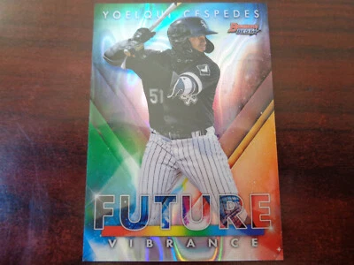 2021 Bowmans Best Yoelqui Cespedes #'ed 26/50 LAVA Future Vibrance RC-White Sox - Image 1 of 2