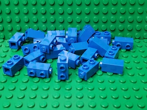 ** 25 CT LOT **  Lego NEW blue 1 x 1 x 1 2/3 W/ 2 studs on one side - Picture 1 of 1