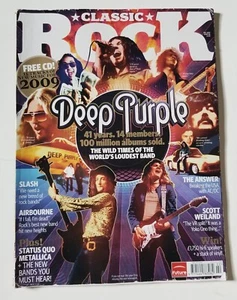 Classic Rock Magazine Deep Purple Issue #128 February 2009 - Picture 1 of 2