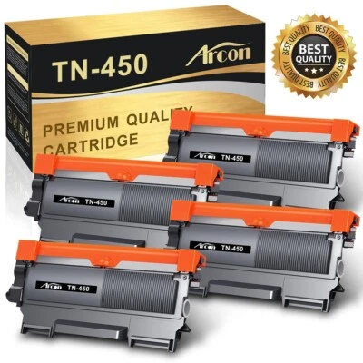 4 TN450 Toner Cartridge for Brother TN-450 TN420 MFC-7360N 7860DW HL-2270DW 2240 - Image 1 of 4