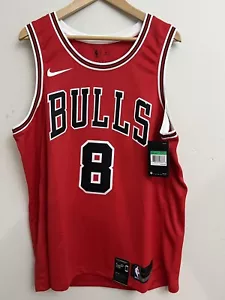 Maglia Nike NBA Zach Lavine Chicago Bulls Icon Swingman taglia XL 864465-666 - Foto 1 di 10