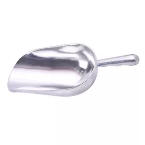 Dry Bin Scoop Ice Cube Scoop French Fries Scoop Large Powder Scooper Food Metal - Picture 1 of 12