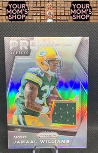2017 Panini Prizm #27 Jamaal Williams Prizm Premier Maglie Argento Prizm - Foto 1 di 2