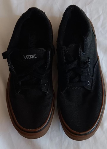 VANS Furgoni stringati neri vintage giovani taglia 6 2014