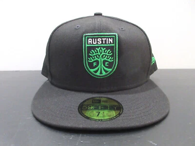 Gorra ajustada Austin FC para hombre 7 1/2 negra Major League Fútbol MLS New Era Foto 1 de 4