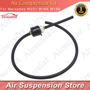 For Mercedes W221 W164 W251 W166 Air Compressor Air Rubber Pipe with Air Filter - Picture 1 of 10