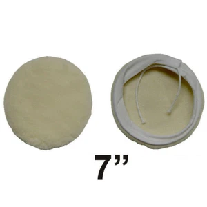 7" Universal Fit Polishing Buffing Bonnet CHIW202 Reusable Padded Microfiber - Picture 1 of 3